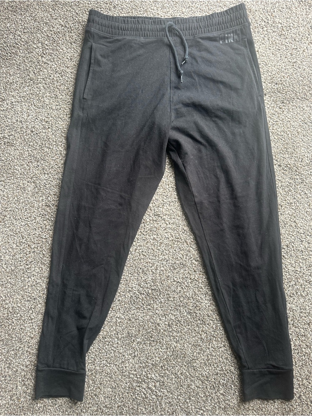 PINK Victoria's Secret Women's Black Jogger Sweatpants